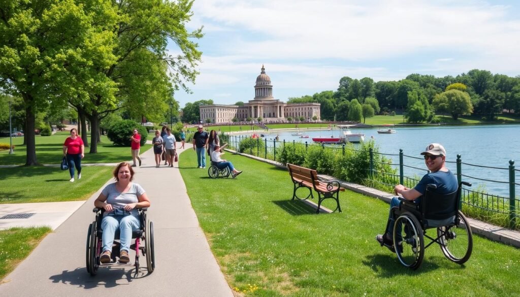 Wheelchair-accessible attractions in North America